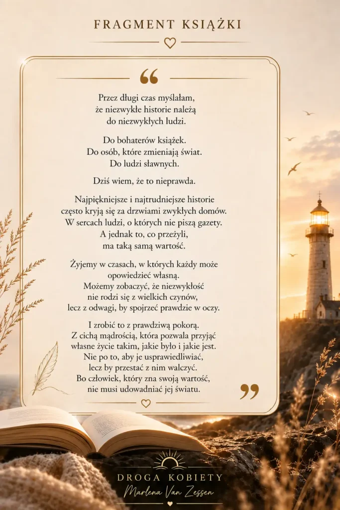 Fragment książki „Droga kobiety” o niezwykłych historiach zwykłych ludzi
