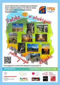 Plakat konkursu Polska w Obiektywie Polonijnego Dziecka 2026