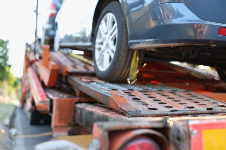 Samochód transportowany przy eksporcie z Holandii