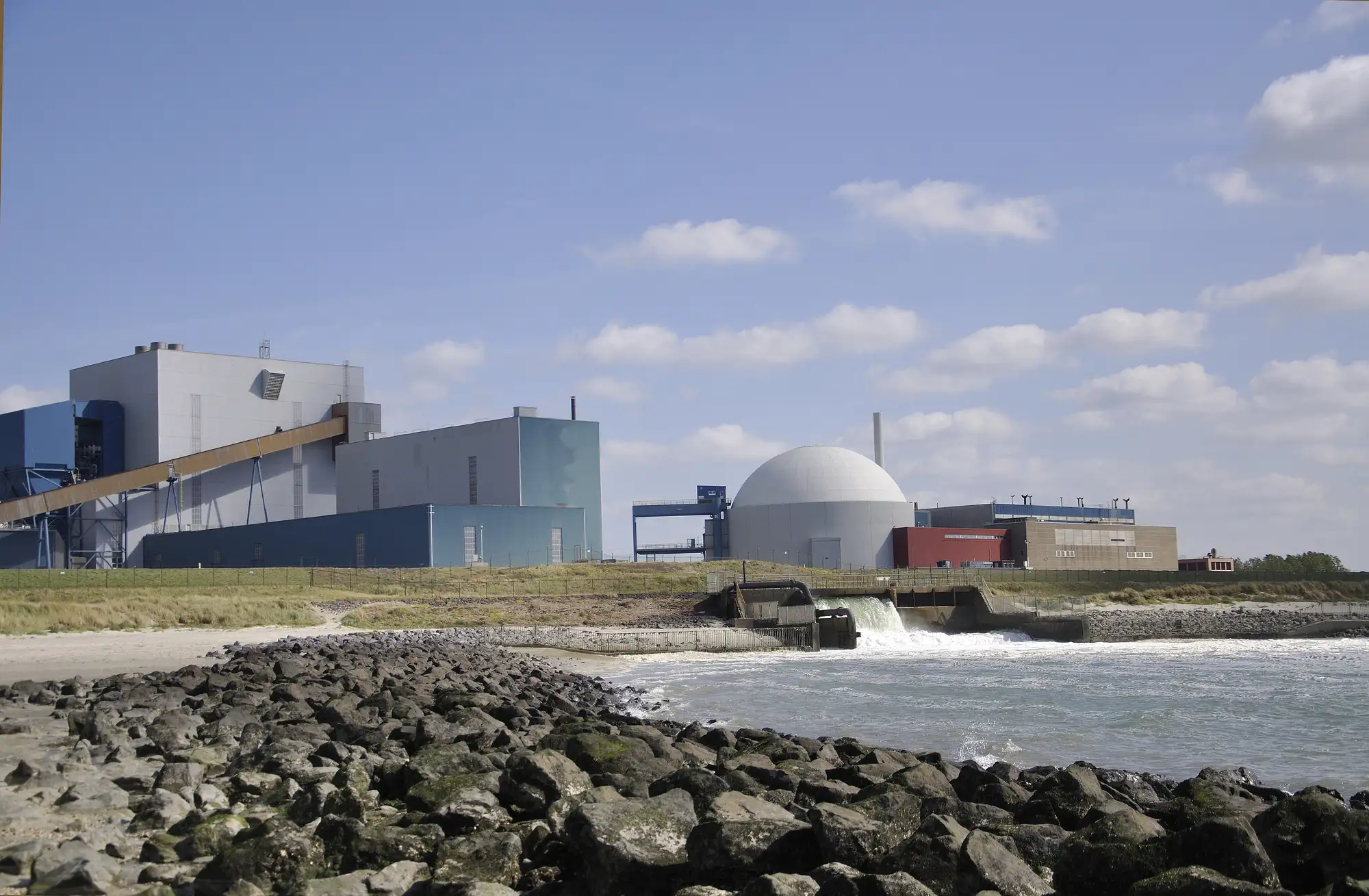 Elektrownia jądrowa Borssele w prowincji Zeeland w Holandii