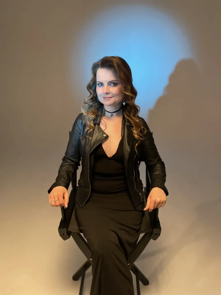 Iwona Iva podczas sesji zdjęciowej