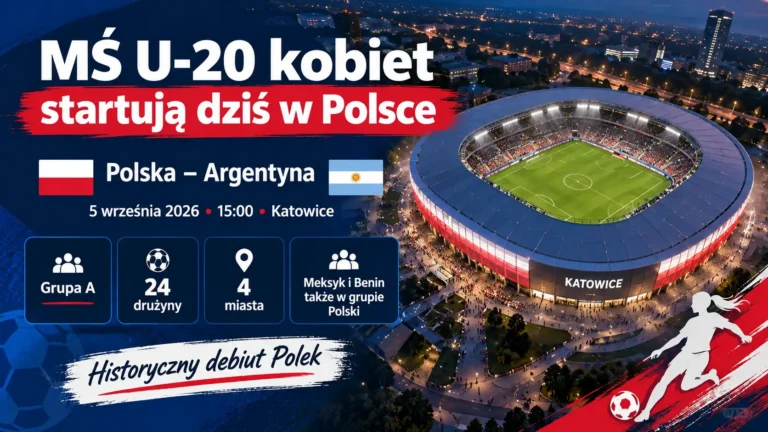 Historyczny mundial kobiet U-20 startuje dziś w Polsce. Biało-czerwone zagrają z Argentyną