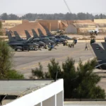 Samoloty F-16 w bazie Muwaffaq Salti w Jordanii