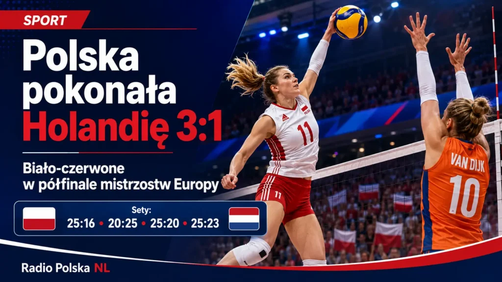 Polska pokonała Holandię 3:1! Biało-czerwone w półfinale mistrzostw Europy