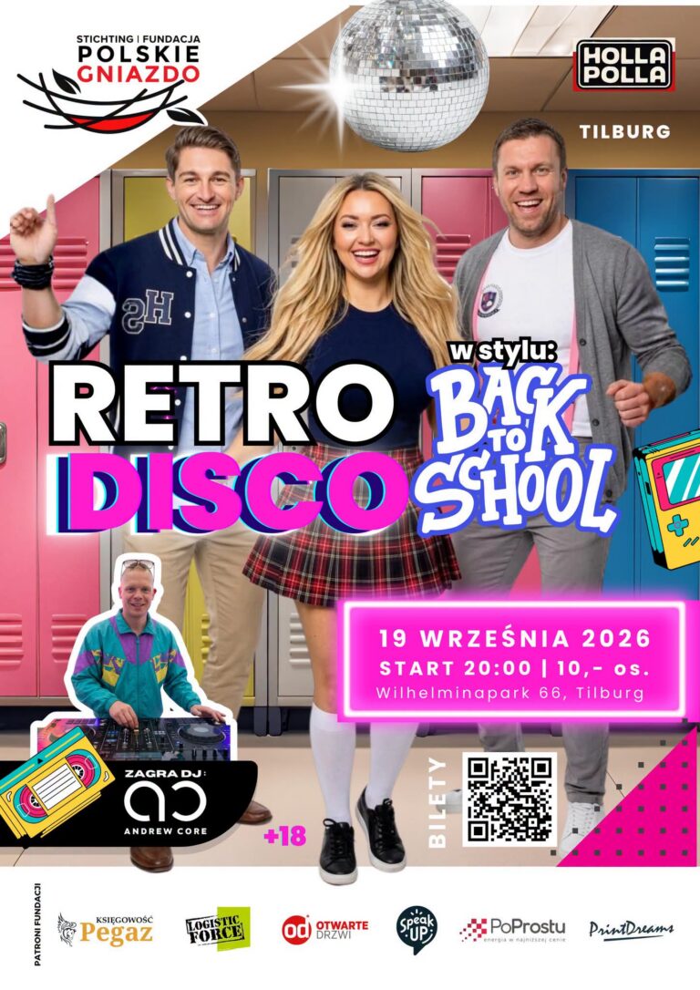 Retro Disco – Back to School DISCO – Polskie Gniazdo w Tilburgu