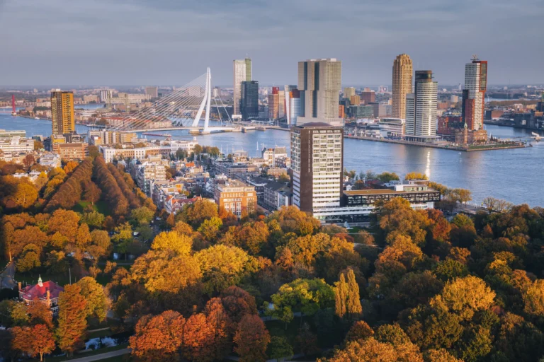Zabudowa mieszkaniowa Rotterdamu, gdzie tysiące gospodarstw mają problem z kosztami mieszkania