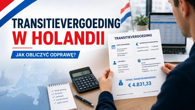 Transitievergoeding w Holandii – komu należy się odprawa i jak ją obliczyć