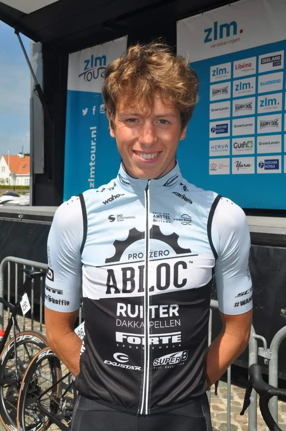 Kolarz podczas ZLM Tour w Zeeland