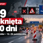 Autostrada A59 w rejonie węzła Hooipolder w Holandii